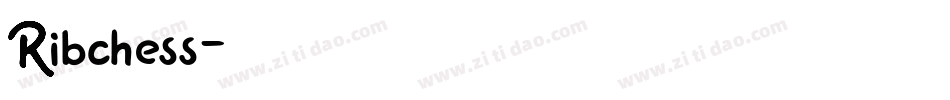 Ribchess字体转换