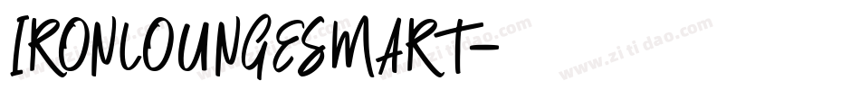 IRONLOUNGESMART字体转换