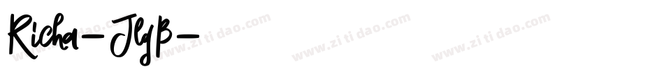 Richa-JlgB字体转换
