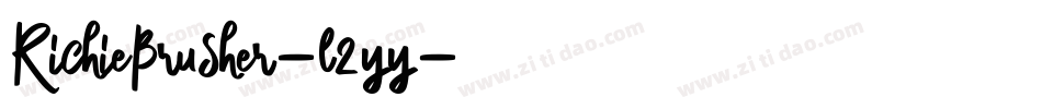 RichieBrusher-l2yy字体转换