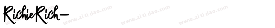 RichieRich字体转换