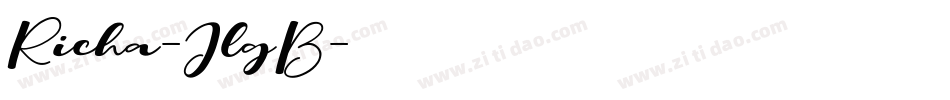 Richa-JlgB字体转换
