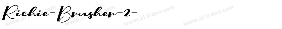 Richie-Brusher-2字体转换