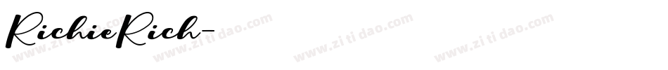 RichieRich字体转换