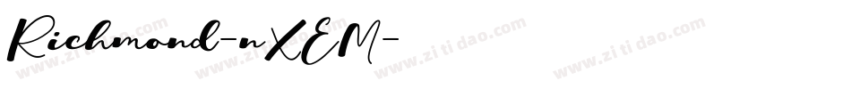 Richmond-nXEM字体转换