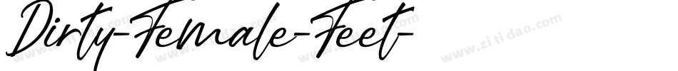 Dirty-Female-Feet字体转换
