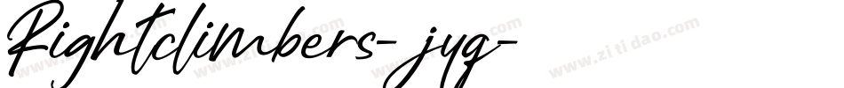 Rightclimbers-6jyq字体转换