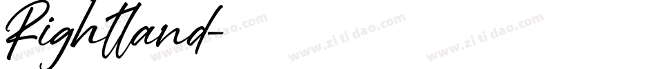 Rightland字体转换