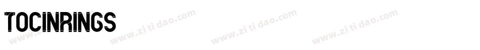 TOCinRings字体转换