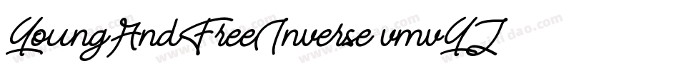 YoungAndFreeInverse-vmvYZ字体转换