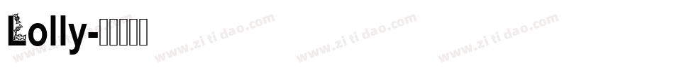 Lolly字体转换