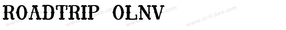 RoadTrip-0Lnv字体转换