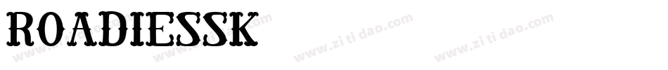 RoadieSSK字体转换