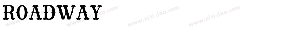 Roadway字体转换