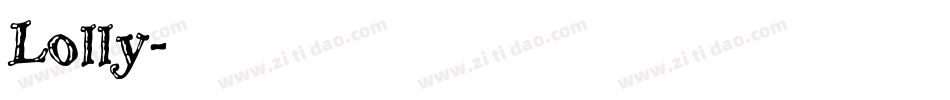 Lolly字体转换