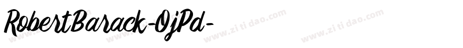 RobertBarack-OjPd字体转换