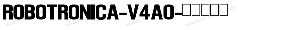Robotronica-v4AO字体转换