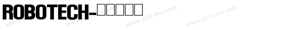 robotech字体转换