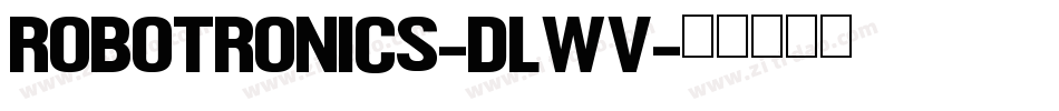 Robotronics-dLwV字体转换
