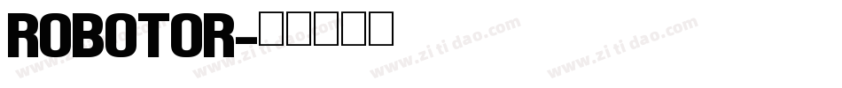 robotor字体转换