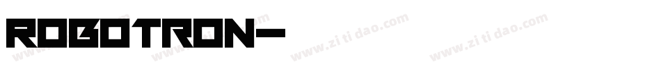 Robotron字体转换