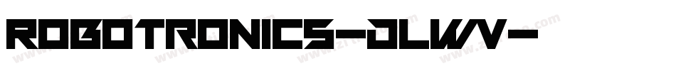 Robotronics-dLwV字体转换