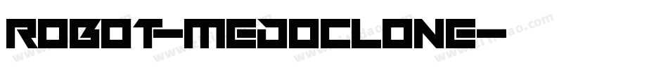 robot-medoclone字体转换