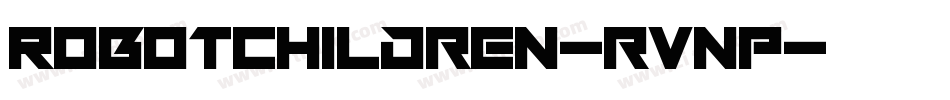 RobotChildren-rVnp字体转换