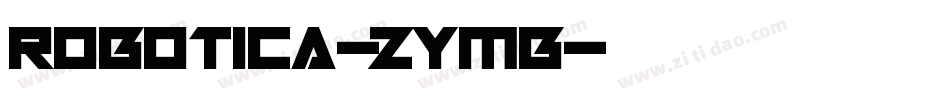 Robotica-ZYmB字体转换