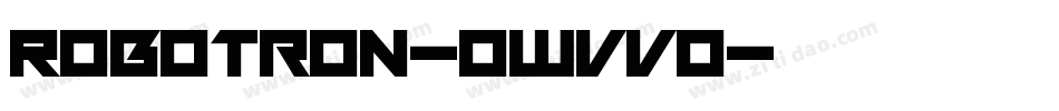 Robotron-0Wvvo字体转换