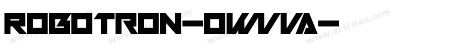 Robotron-owvvA字体转换