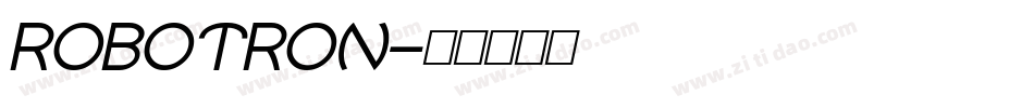 Robotron字体转换
