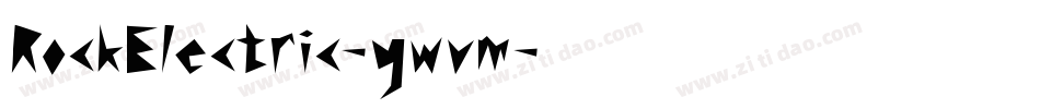 RockElectric-ywvm字体转换