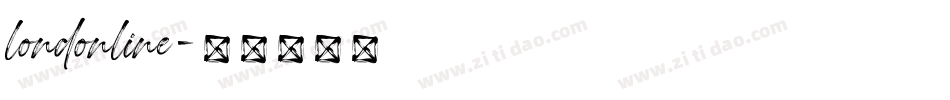 londonline字体转换