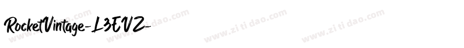 RocketVintage-L3EVZ字体转换