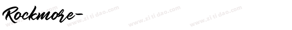 Rockmore字体转换
