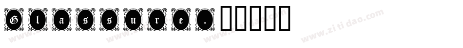 Glassure字体转换