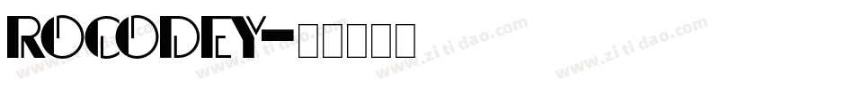 Rocodey字体转换