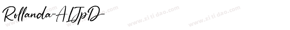 Rollanda-ALJpD字体转换