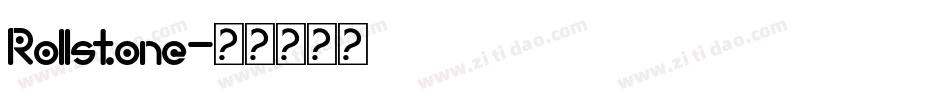 Rollstone字体转换