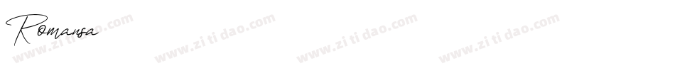Romansa字体转换