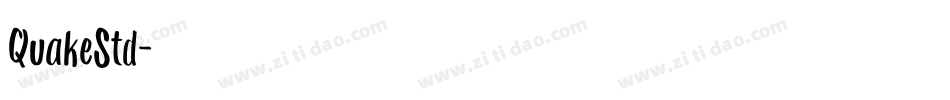 QuakeStd字体转换