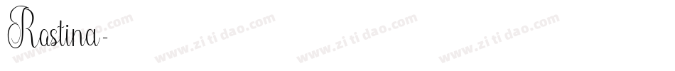 Rostina字体转换