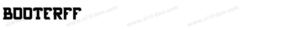 BOOTERFF字体转换