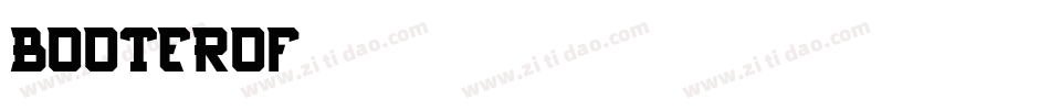 BOOTEROF字体转换