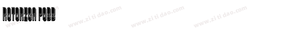 Rotorica-PoBB字体转换