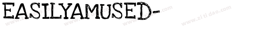 EASILYAMUSED字体转换