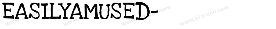 EASILYAMUSED字体转换