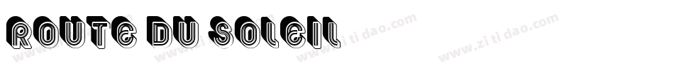 Route-Du-Soleil字体转换