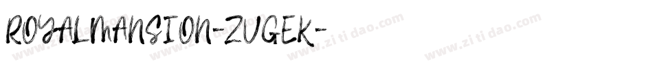 RoyalMansion-ZVGeK字体转换
